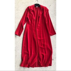 ✨HP✨ Red duster jacket/coverup (medium)